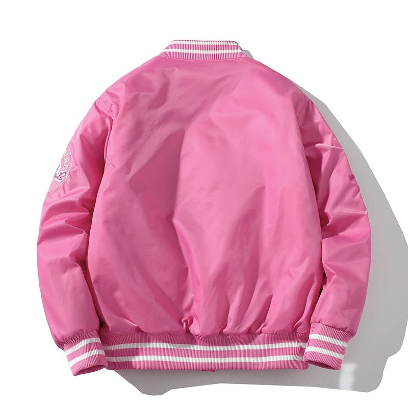 粉 黑 夹克 Pink black Y Jacket