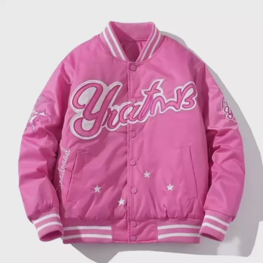 粉 黑 夹克 Pink black Y Jacket
