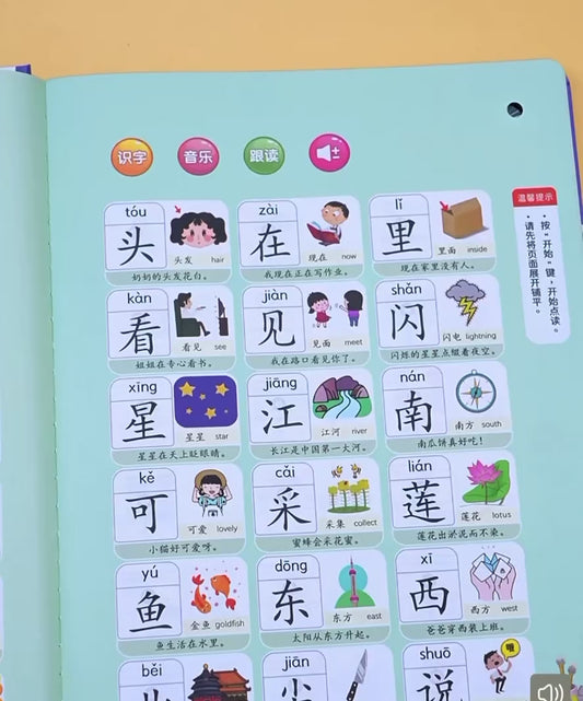 Chinese study text book 1 识字大王 300字 神奇汉字