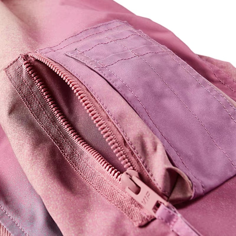 Pink Scum Dye Bomber Jacket πΈπ