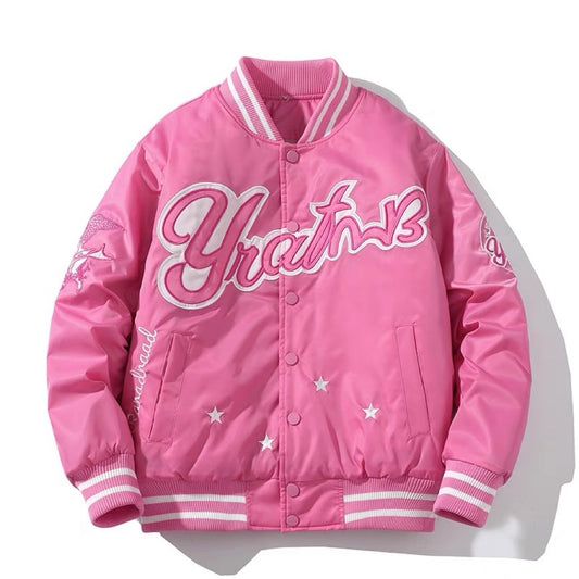 粉 黑 夹克 Pink black Y Jacket