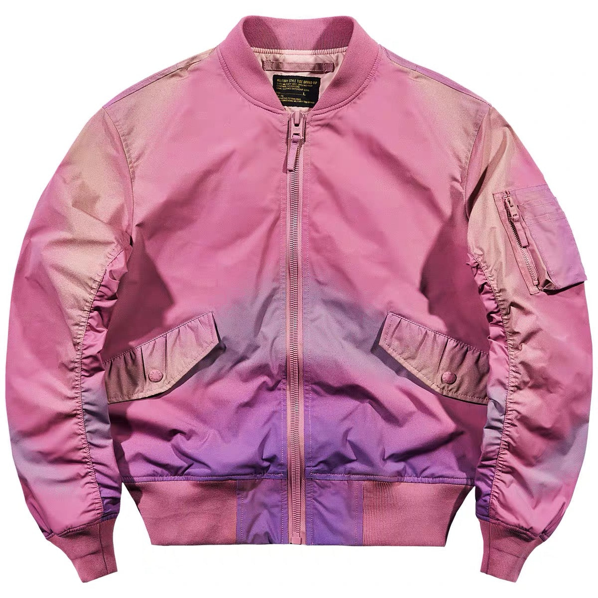 Pink Scum Dye Bomber Jacket πΈπ