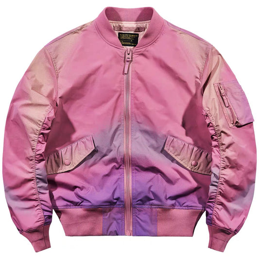 Pink Scum Dye Bomber Jacket πΈπ