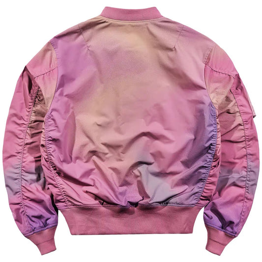 Pink Scum Dye Bomber Jacket πΈπ