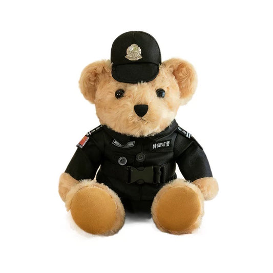 A cute police bear