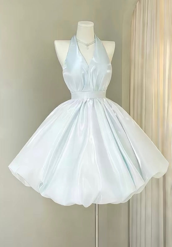 银白色 短款连衣裙 Silver-white short dress