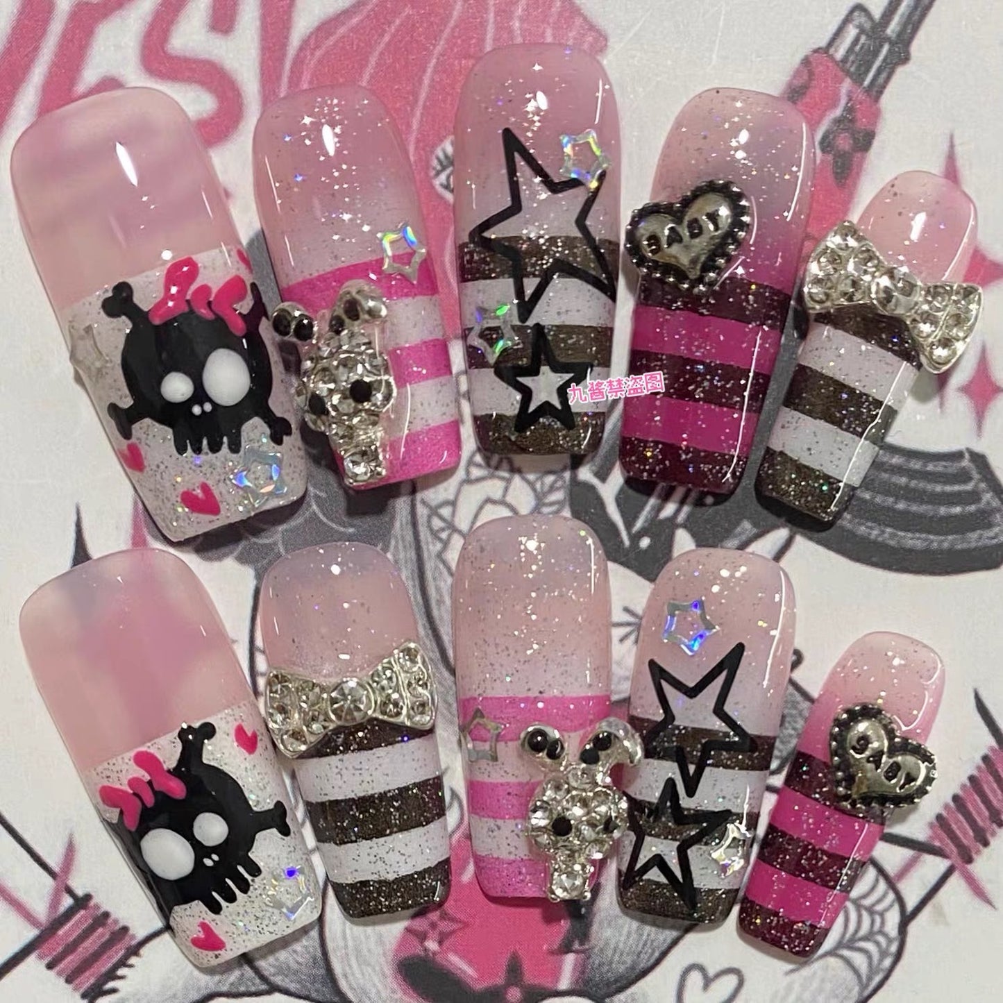 Press on nail Fanda+Minda