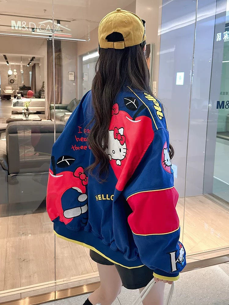 Hello kitty blue red jacket