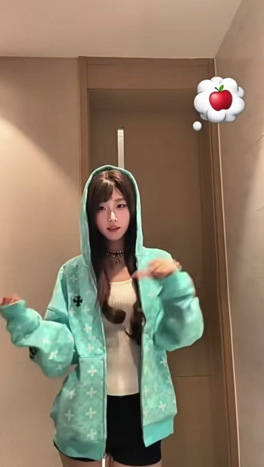 Mint green jacket