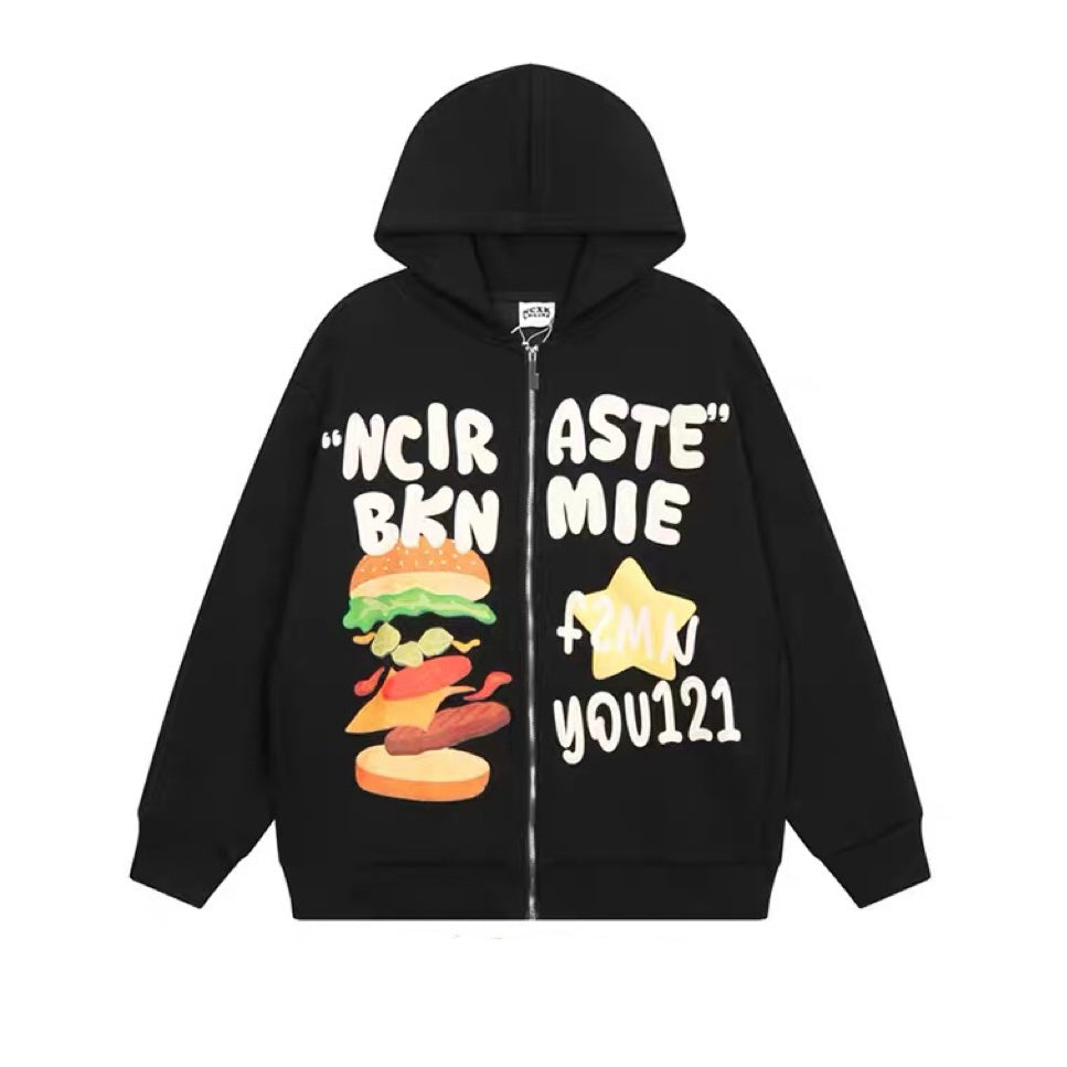 Hamburger 🍔 hoodie Jacket