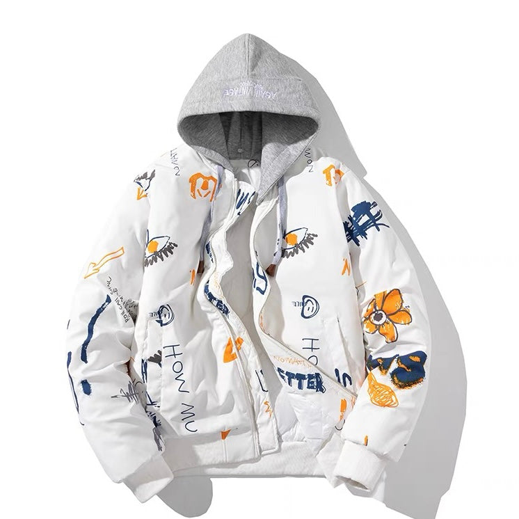 How Mu Hoodie Jacket White