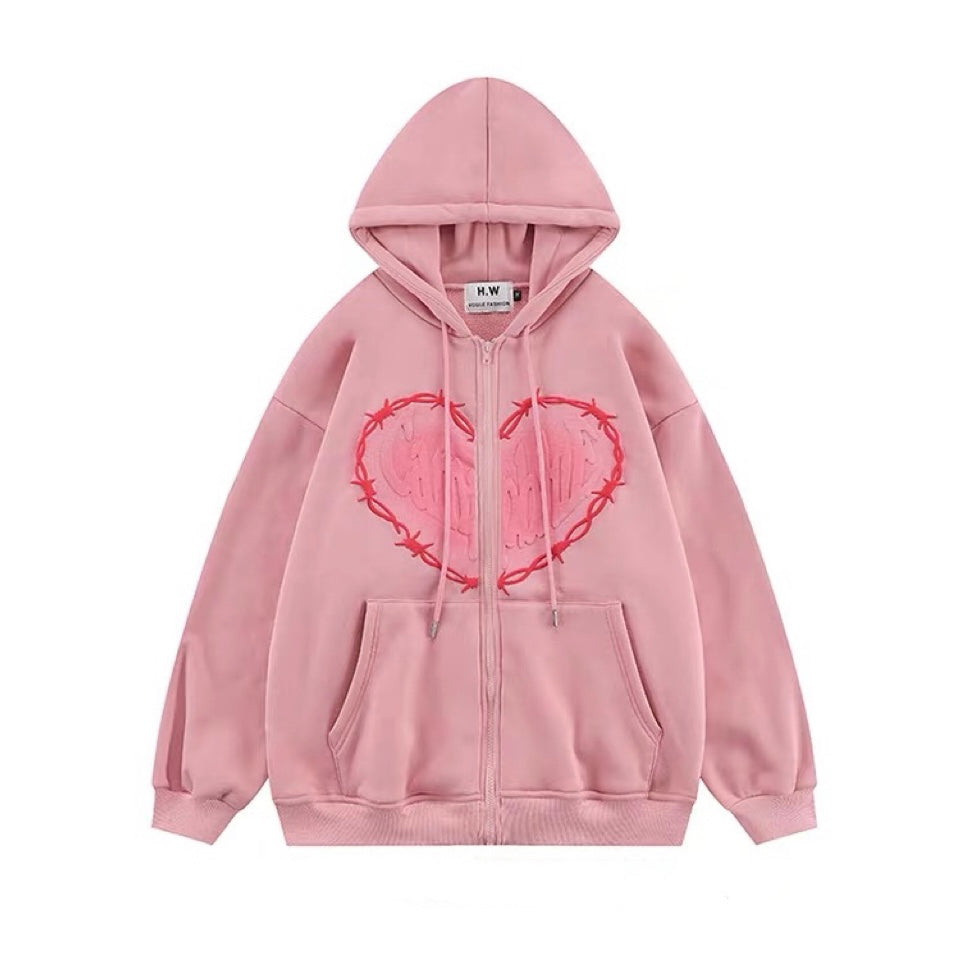 Heart  hoodie