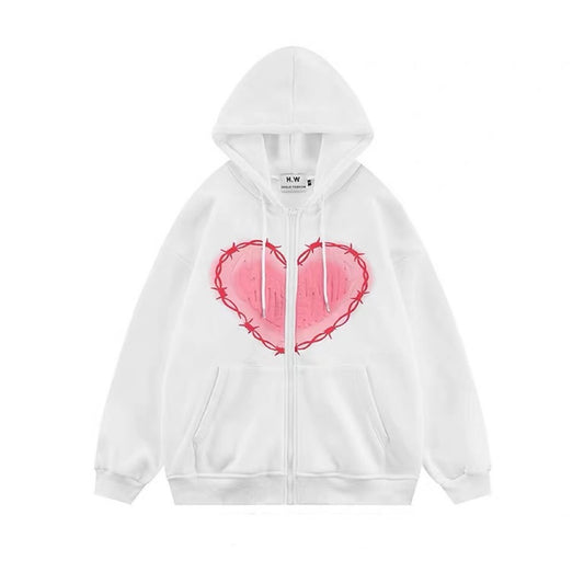 Heart  hoodie